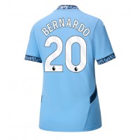 Camiseta Manchester City Bernardo Silva #20 Primera Equipación Replica 2024-25 para mujer mangas cortas